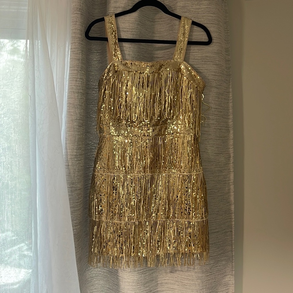 COPY - Worn once gold sparkle dress